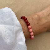 Half & Half Gemstone Bracelet