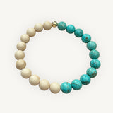Half & Half Gemstone Bracelet