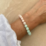 Half & Half Gemstone Bracelet