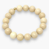 Cream Jasper Beaded Bracelet
