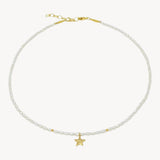 Gold Vermeil Seed Pearl Choker the perfect necklace for the bride to be