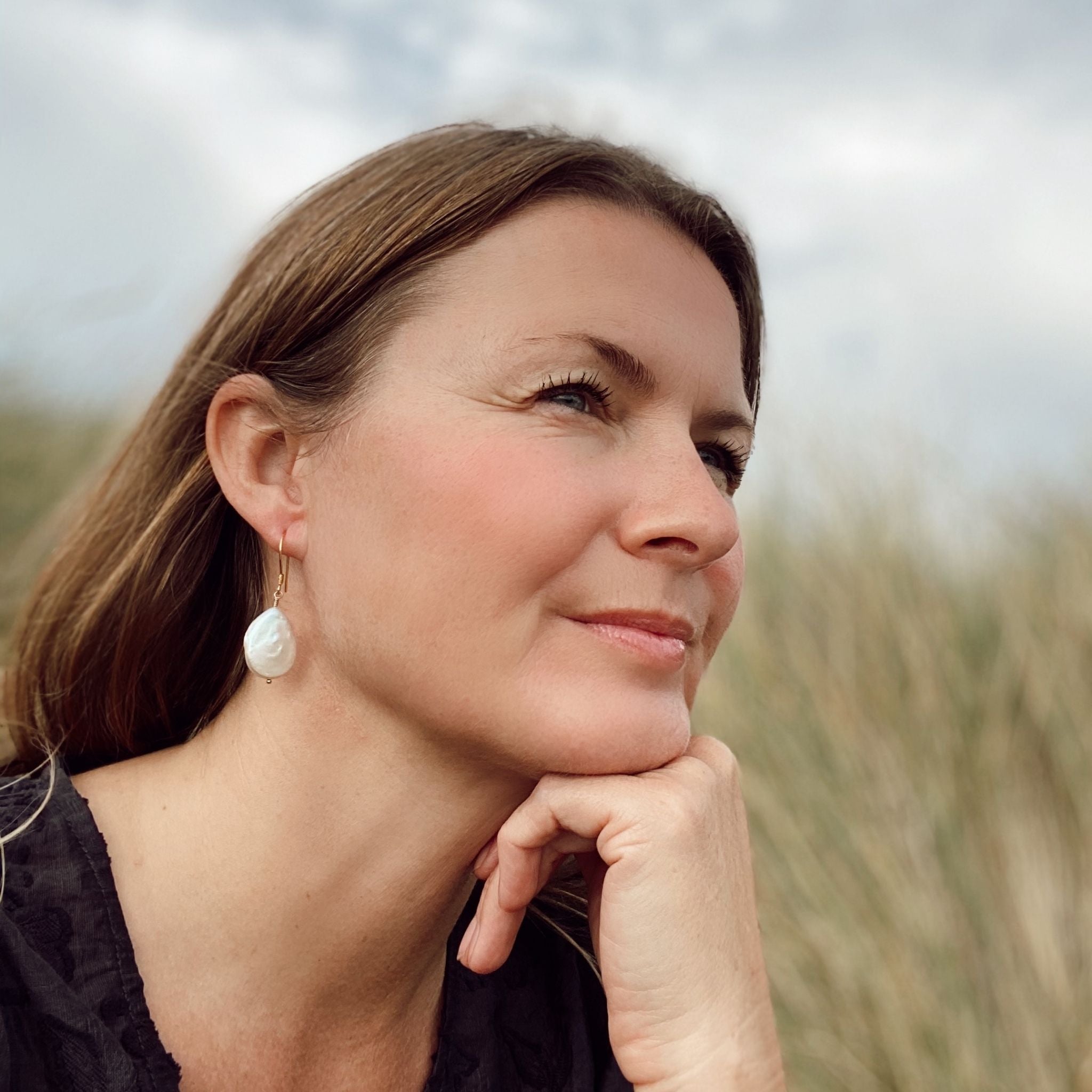 Freedom Pearl Earrings - Keshi Pearl Drop Earrings