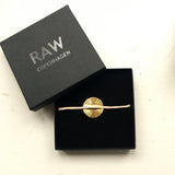 SUN RAY HAMMERED DISC BRACELET