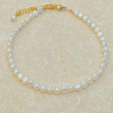 Summer Loving Anklet - Delicate Freshwater Pearl Anklet