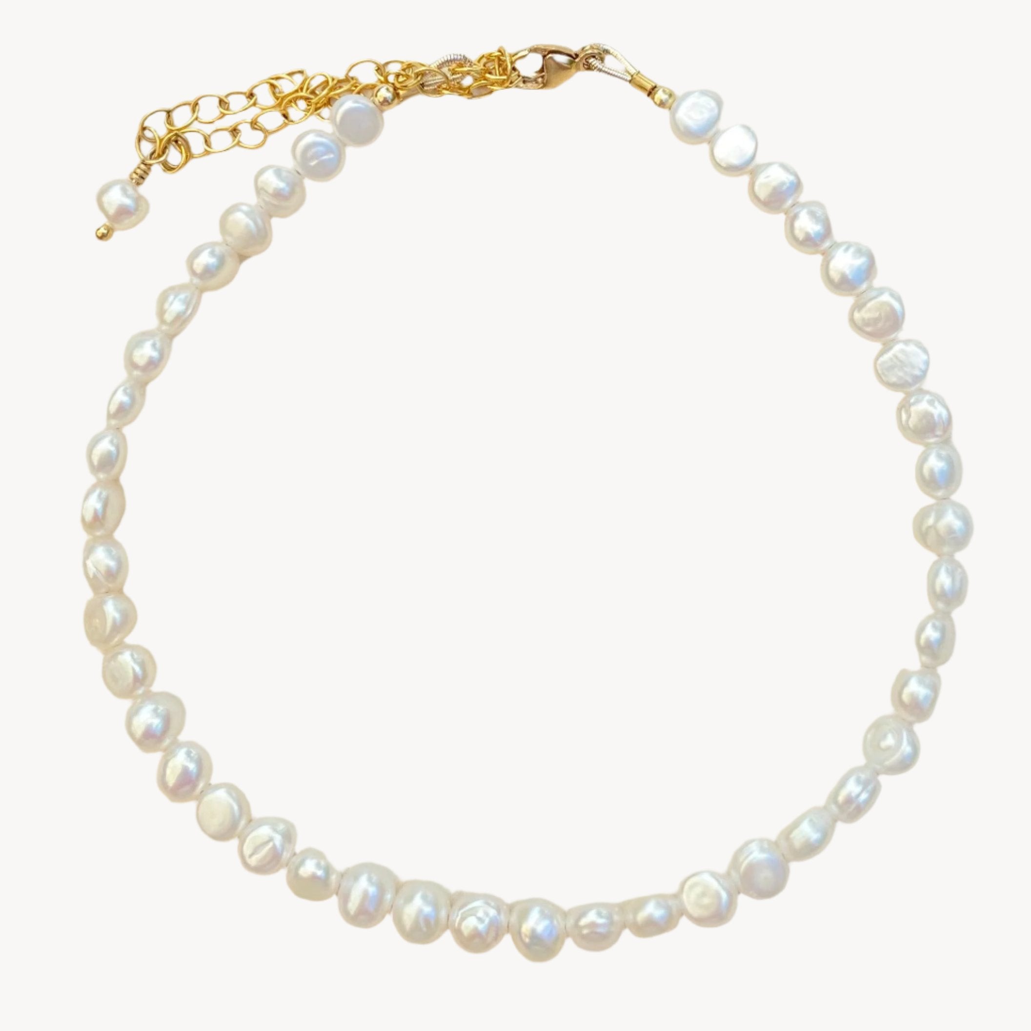 Summer Loving Anklet - Delicate Freshwater Pearl Anklet