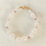Surfer Girl Pearl Bracelet - Pearl and Gemstone Bracelet