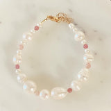 Surfer Girl Pearl Bracelet - Pearl and Gemstone Bracelet