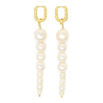 Long Graduated Pearl Earrings