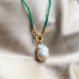 Baroque Pearl and Gemstone Beaded Necklace