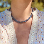 Boho Gemstone Chip Necklace