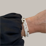 Pearl Wrap Bracelet and Necklace in One