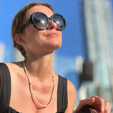 Pearl Wrap Bracelet and Necklace in One