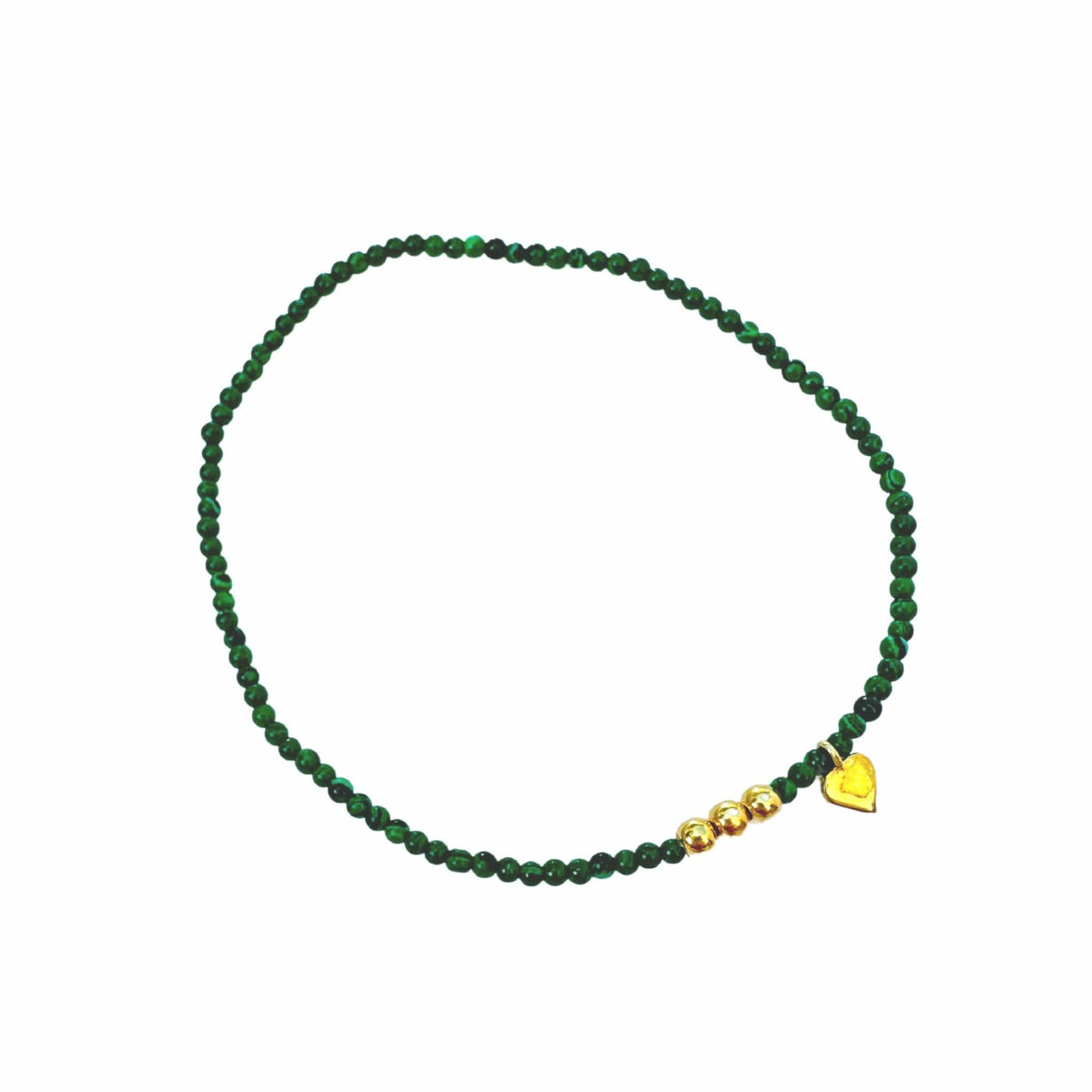 Dainty Green Malachite Bracelet