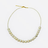 Contemporary Pearl Necklace - Life in Balance