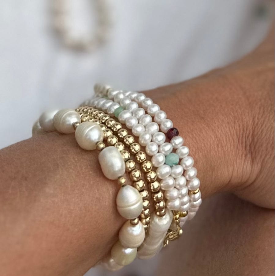 Pearl Wrap Bracelet and Necklace in One