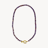 Fairtrade-chalcedony-gemstone-necklace-beaded