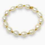 Gold and Pearl Bracelet 