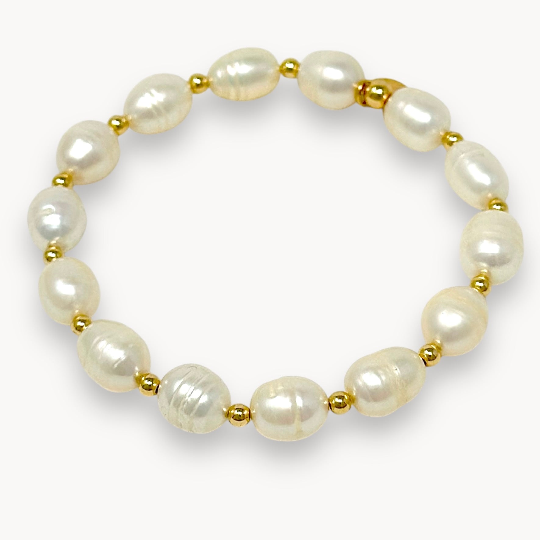 Gold and Pearl Bracelet 