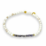 Natural Howlite Beaded Bracelet