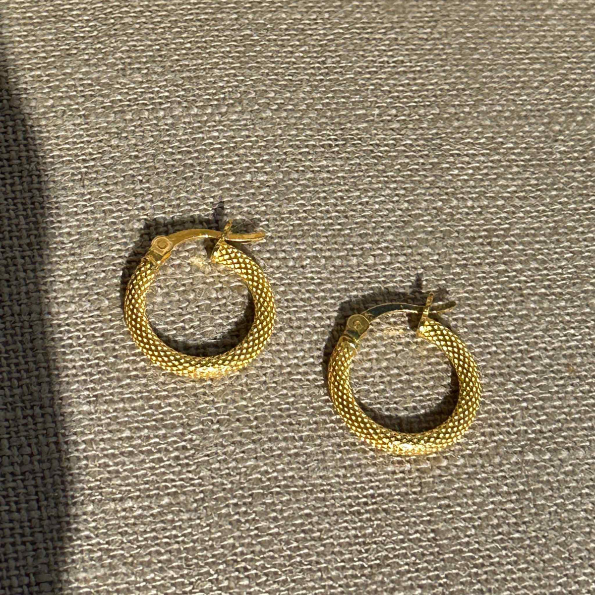 Delicate Small Gold Hoops