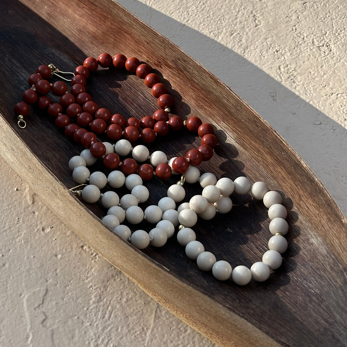 Red Jasper Beaded Necklace