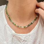 Mixed Gemstone Beaded Necklace - Nostalgia