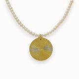 Sun Ray Pearl Necklace