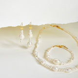 Different Size Pearl Drop Earrings