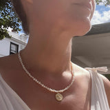 Penelope Necklace — Baroque Pearl & Gold