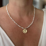 Penelope Necklace — Baroque Pearl & Gold