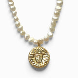 Penelope Necklace — Baroque Pearl & Gold