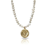 Penelope Necklace — Baroque Pearl & Gold