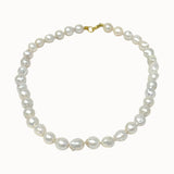 Baroque Pearl Necklace with Round Clasp