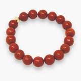 Red Jasper Beaded Bracelet