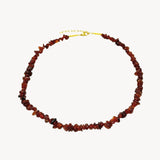 Boho Gemstone Chip Necklace