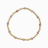 Sif — Mauve Ruby & Gold Filled Bracelet