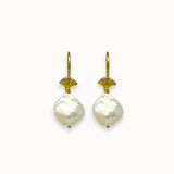Freshwater Pearl Shell Drop Earrings