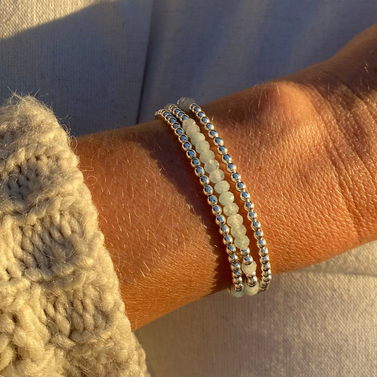 Sterling Silver Wrap Bracelet and Necklace in One