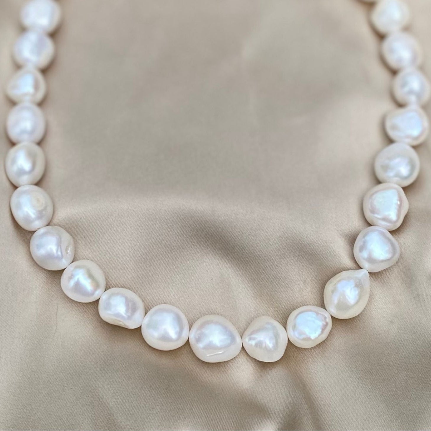 Baroque Pearl Choker handmade in the UK