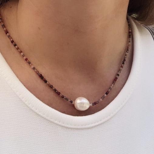 Be Unique Necklace - Bohochic beaded pearl necklace