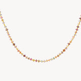 Beaded Spinel and Gold Vermeil Necklace