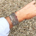 Sterling Silver Wrap Bracelet and Necklace in One