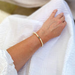 Natural Magnesite Beaded Bracelet