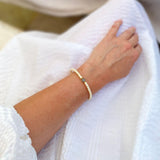 Natural Magnesite Beaded Bracelet