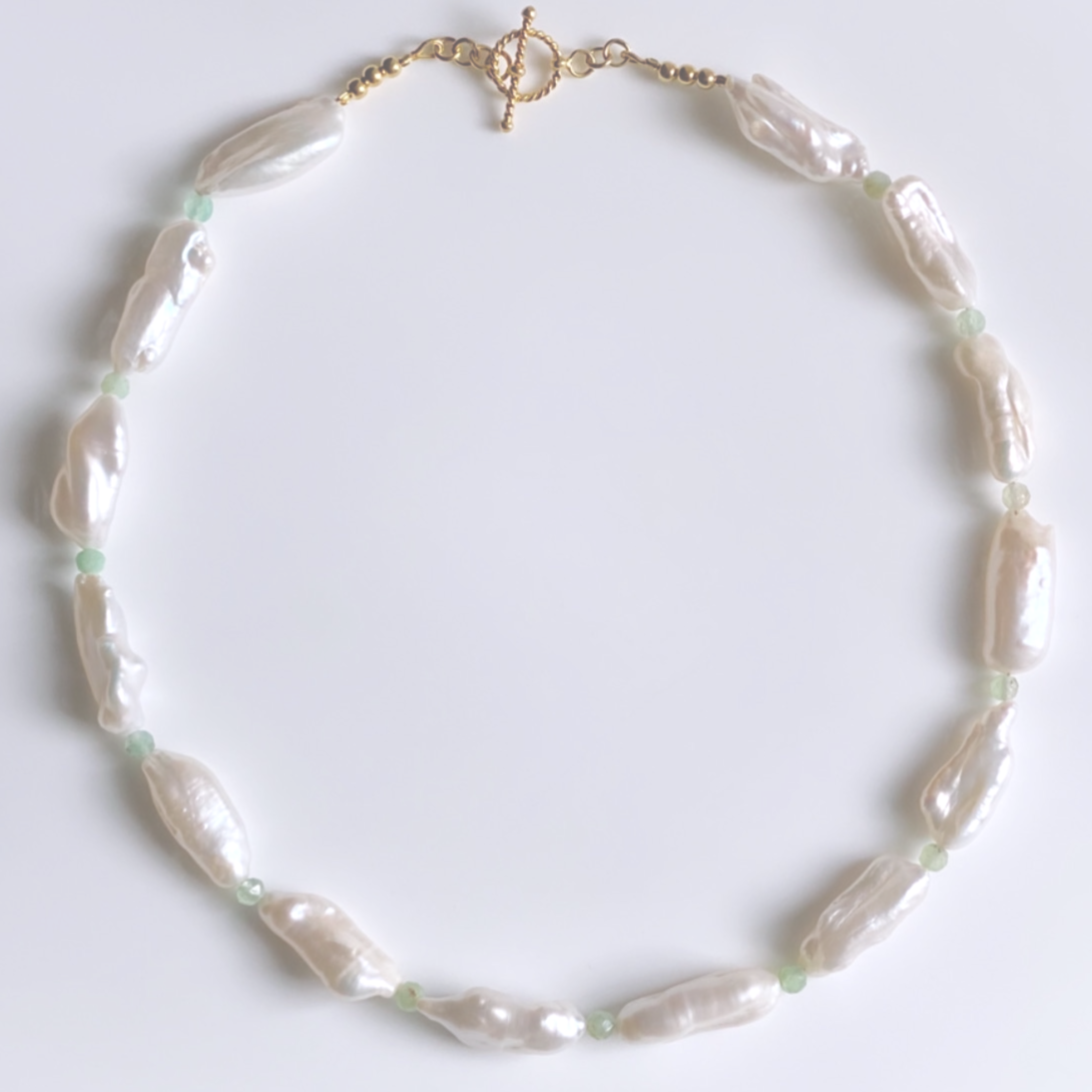 Confidence Necklace - White Freshwater Pearl Necklace