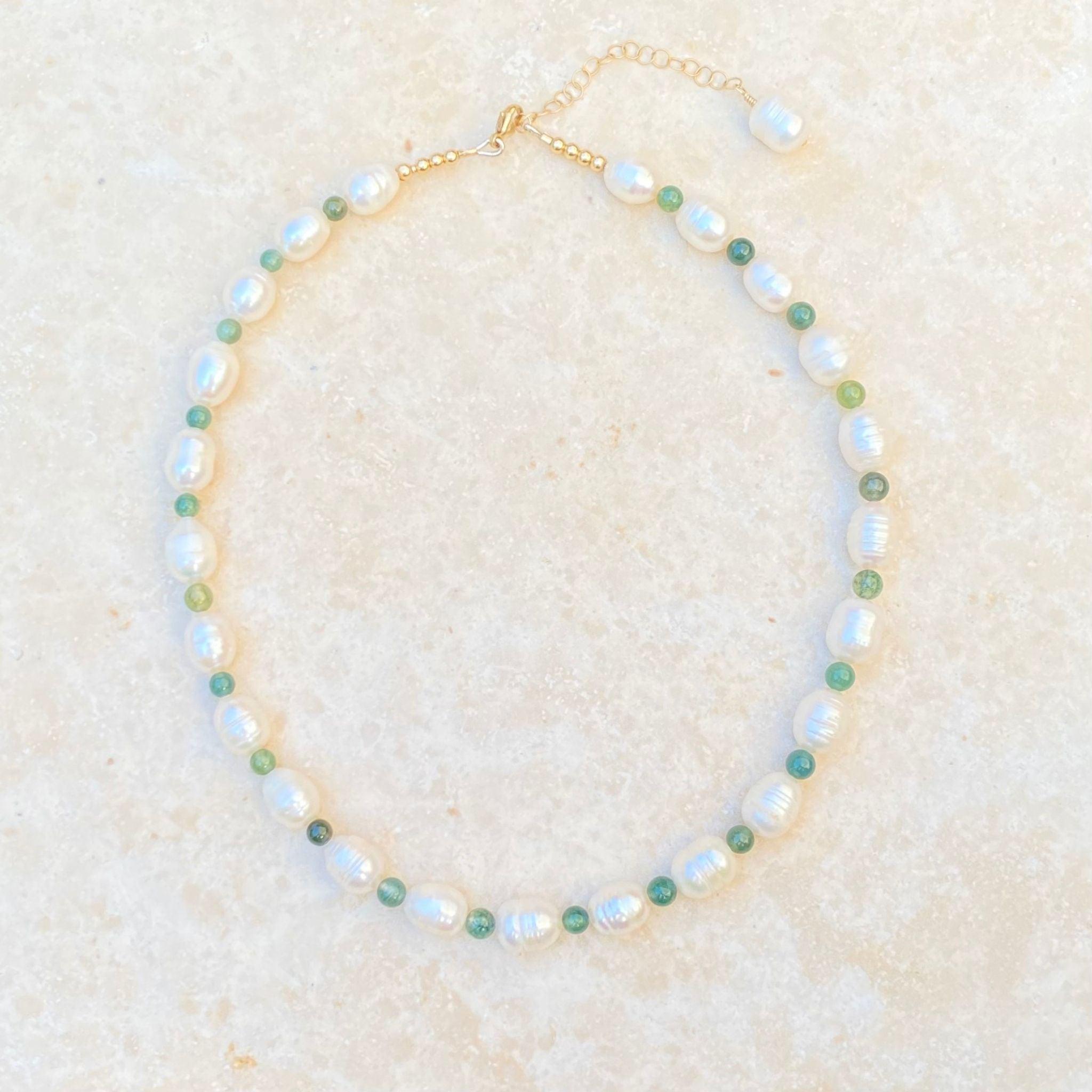 Confidence Necklace - White Freshwater Pearl Necklace