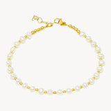 Harmony - Freshwater Pearl and Gold Vermeil Bracelet