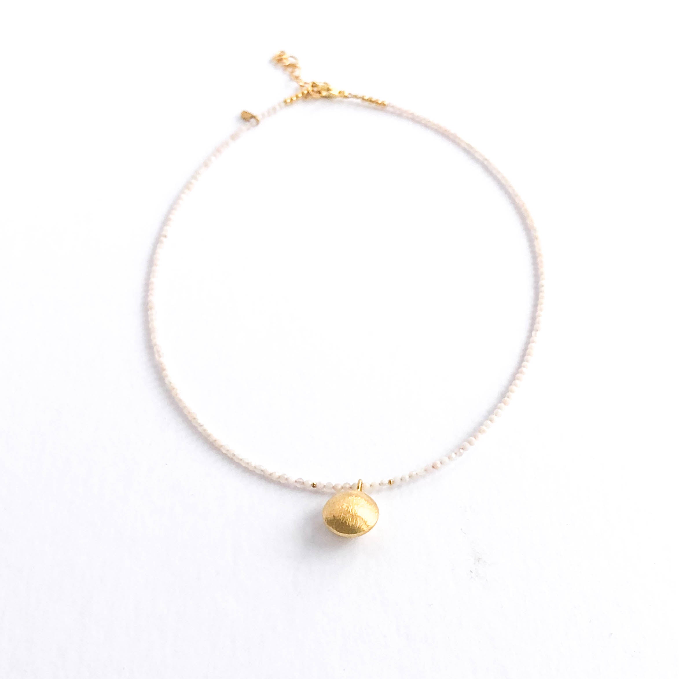 Pink Opal Choker Necklace - Gone Girly