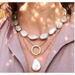 Large Keishi Pearl Choker - White Freshwater Pearl Necklace