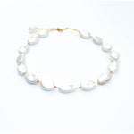 Large Keishi Pearl Choker - White Freshwater Pearl Necklace